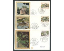 1982 - LOTTO/18475 - REPUBBLICA - VILLE D'ITALIA - 3 FDC 1982 - LOTTO/18475 - REPUBBLICA - VILLE D'ITALIA - 3 FDC