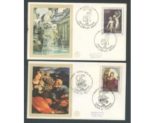 1980 - LOTTO/18524 - REPUBBLICA - ARTE ITALIANA - 2 FDC