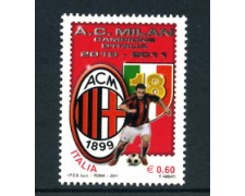 2011  - LOTTO/18572 - REPUBBLICA - MILAN CAMPIONE - NUOVO