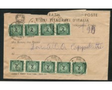 1950/54 - LOTTO/18711 - REPUBBLICA - BUSTA  CON SEGNATASSE DA 2 LIRE