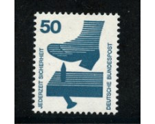 1972 - LOTTO/18918 - GERMANIA FEDERALE - 50p. INFORTUNI - NUOVO 1972 - LOTTO/18918 - GERMANIA FEDERALE - 50p. INFORTUNI - NUOVO