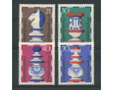 1972 - LOTTO/18922 - GERMANIA FEDERALE - BENEFICENZA SCACCHI 4v. - NUOVI 1972 - LOTTO/18922 - GERMANIA FEDERALE - BENEFICENZA SCACCHI 4v. - NUOVI