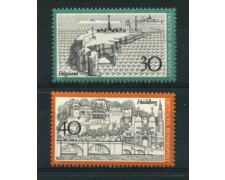 1972 - LOTTO/18923 - GERMANIA FEDERALE - VEDUTE 2v. - NUOVI 1972 - LOTTO/18923 - GERMANIA FEDERALE - VEDUTE 2v. - NUOVI