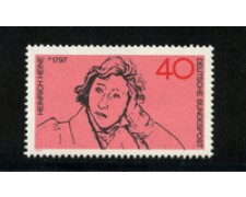1972 - LOTTO/18926 - GERMANIA FEDERALE - 40p. H. HEINE - NUOVO 1972 - LOTTO/18926 - GERMANIA FEDERALE - 40p. H. HEINE - NUOVO