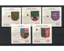1994 - LOTTO/19080 - GERMANIA - STEMMI DELLE PROVINCE 5v. - NUOVI 1994 - LOTTO/19080 - GERMANIA - STEMMI DELLE PROVINCE 5v. - NUOVI
