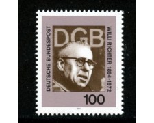 1994 - LOTTO/19099 - GERMANIA - WILLI RICHTER - NUOVO 1994 - LOTTO/19099 - GERMANIA - WILLI RICHTER - NUOVO
