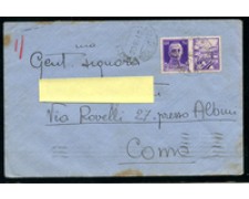 1942 - LOTTO/19174 - REGNO - 50c. PROPAGANDA GUERRA SU BUSTA MALLES 1942 - LOTTO/19174 - REGNO - 50c. PROPAGANDA GUERRA SU BUSTA MALLES