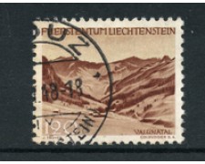 1944 - LOTTO/19230 - LIECHTENSTEIN - 1,20 VEDUTE VALUNA - USATO 1944 - LOTTO/19230 - LIECHTENSTEIN - 1,20 VEDUTE VALUNA - USATO