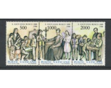 1988 - LOTTO/19554 - VATICANO - S. GIOVANNI BOSCO 3v. - NUOVI