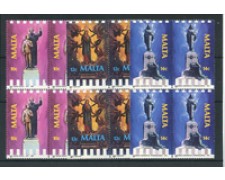 1988 - LOTTO/19637Q - MALTA - AVVENIMENTI RELIGIOSI 2v. - QUARTINE 1988 - LOTTO/19637Q - MALTA - AVVENIMENTI RELIGIOSI 2v. - QUARTINE