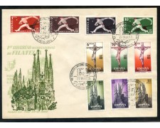1960 - LOTTO/19664 - SPAGNA - CONGRESSO DI FILATELIA - BUSTA FDC 1960 - LOTTO/19664 - SPAGNA - CONGRESSO DI FILATELIA - BUSTA FDC