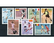 1986 - NICARAGUA - MONDIALI MESSICO 7v. - NUOVI 1986 - NICARAGUA - MONDIALI MESSICO 7v. - NUOVI