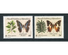 1987 - NUOVA CALEDONIA - LOTTO/19786 - FARFALLE 2v. - NUOVI