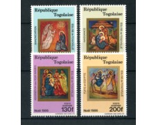 1986 - TOGO REPUBBLICA - LOTTO/19813 - NATALE 4v. - NUOVI