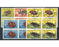 1983 - TURCHIA  - LOTTO/19828Q - INSETTI DANNOSI 5v. - QUARTINE