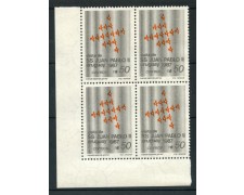 1987 - URUGUAY - LOTTO/19852Q - VISITA DI  PAPA GIOVANNI PAOLO II° - QUARTINA