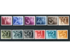 1982 - LOTTO/19875 - GRAN BRETAGNA - SEGNATASSE 12v. - NUOVI 1982 - LOTTO/19875 - GRAN BRETAGNA - SEGNATASSE 12v. - NUOVI