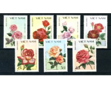 1987 - SUD VIET NAM - LOTTO/19892 - ROSE 7v. - NUOVI