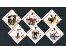 1986 - MOZAMBICO - LOTTO/19893 - MONDIALI DI CALCIO 6v. - NUOVI 1986 - MOZAMBICO - LOTTO/19893 - MONDIALI DI CALCIO 6v. - NUOVI