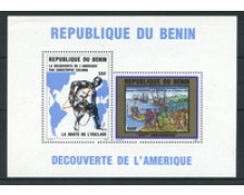 1992 - BENIN REPUBBLICA - LOTTO/19993 - SCOPERTA AMERICA FOGLIETTO 1992 - BENIN REPUBBLICA - LOTTO/19993 - SCOPERTA AMERICA FOGLIETTO