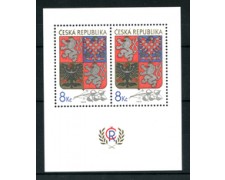 1993 - REPUBBLICA CECA - LOTTO/20135 - STEMMI FOGLIETTO 1993 - REPUBBLICA CECA - LOTTO/20135 - STEMMI FOGLIETTO