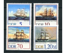 1988 - GERMANIA DDR - LOTTO/20170 - VELIERI 4v. - NUOVI