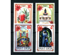 1984 - ST. LUCIA - LOTTO/20248 - NATALE 4v. - NUOVI