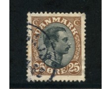 1919/20 - lotto/20504 - DANIMARCA - 25 ore BRUNO GRIGIO - USATO 1919/20 - lotto/20504 - DANIMARCA - 25 ore BRUNO GRIGIO - USATO