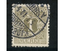 1907 - LOTTO/20512 - DANIMARCA - 1 ora FRANCOBOLLO PER GIORNALI - USATO 1907 - LOTTO/20512 - DANIMARCA - 1 ora FRANCOBOLLO PER GIORNALI - USATO