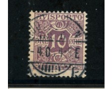 1907 - LOTTO/20515 - DANIMARCA - 10 ORE FRANCOBOLLO GIORNALI - USATO 1907 - LOTTO/20515 - DANIMARCA - 10 ORE FRANCOBOLLO GIORNALI - USATO