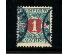 1907 - LOTTO/20518 - DANIMARCA - 1 K. FRANCOBOLLO GIORNALI - USATO -