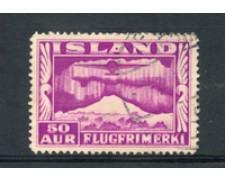 1934 - LOTTO/21116 - ISLANDA - 50 aur. POSTA AEREA - USATO 1934 - LOTTO/21116 - ISLANDA - 50 aur. POSTA AEREA - USATO