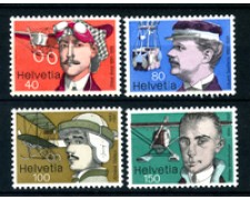 1977 - LOTTO/21241 - SVIZZERA - PIONIERI AVIAZIONE 4v. - NUOVI