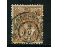 1898 - LOTTO/21269 - OLANDA - 15 cent. BRUNO - USATO 1898 - LOTTO/21269 - OLANDA - 15 cent. BRUNO - USATO