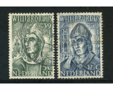 1939 - LOTTO/21288 - OLANDA - WILLIBRORD 2v. - USATI 1939 - LOTTO/21288 - OLANDA - WILLIBRORD 2v. - USATI