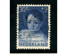 1957 - LOTTO/21294 - OLANDA - 30+9c. PRO INFANZIA - USATO 1957 - LOTTO/21294 - OLANDA - 30+9c. PRO INFANZIA - USATO