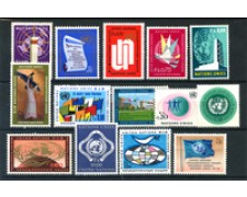 1969 - LOTTO/21420 - ONU SVIZZERA - SERIE ORDINARIA 14v. - NUOVI