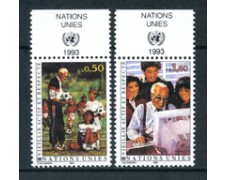1993 - LOTTO/21446A - ONU SVIZZERA - DIVENIRE ANZIANI 2v. - NUOVI CON APP.