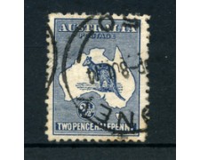 1912/19 - LOTTO/21532 - AUSTRALIA - 2,5d. BLU - USATO 1912/19 - LOTTO/21532 - AUSTRALIA - 2,5d. BLU - USATO