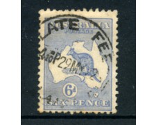 1912/19 - LOTTO/21536 - AUSTRALIA - 6d. OLTREMARE - USATO 1912/19 - LOTTO/21536 - AUSTRALIA - 6d. OLTREMARE - USATO