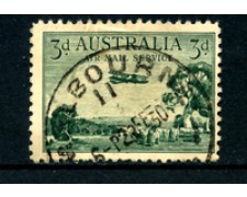 1929 - LOTTO/21553 - AUSTRALIA - 3d. POSTA AEREA - USATO 1929 - LOTTO/21553 - AUSTRALIA - 3d. POSTA AEREA - USATO