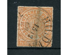 STATI DEL NORD - 1868 - LOTTO/21894 - 1/2 G. ARANCIO - USATO