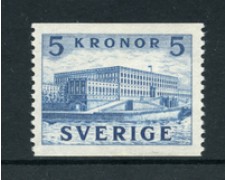 1941/53 - LOTTO/21916 - SVEZIA - 5 K. AZZURRO PALAZZO REALE - NUOVO 1941/53 - LOTTO/21916 - SVEZIA - 5 K. AZZURRO PALAZZO REALE - NUOVO