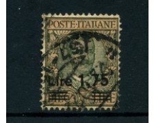 1924/25 - LOTTO/22066 - REGNO - 1,75 SU 10 LIRE USATO