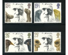 1982 - LOTTO/22121 - GRAN BRETAGNA - CHARLES DARWIN 4v. - NUOVI 1982 - LOTTO/22121 - GRAN BRETAGNA - CHARLES DARWIN 4v. - NUOVI