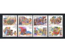 1987 - LOTTO/22168 - VATICANO - VIAGGI DI GIOVANNI PAOLO II° 8v. - NUOVI