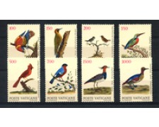 1989 - LOTTO/22174 - VATICANO - ECOLOGIA UCCELLI 8v. - NUOVI