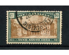 1924 - LOTTO/22230 - REGNO - 20+10c. ANNO SANTO - USATO
