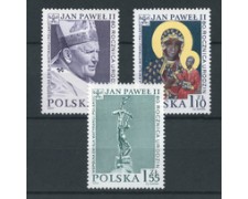 2000 - LOTTO/22239 - POLONIA - 80° COMPLEANNO PAPA GIOVANNI PAOLO II° 3V. - NUOVI 2000 - LOTTO/22239 - POLONIA - 80° COMPLEANNO PAPA GIOVANNI PAOLO II° 3V. - NUOVI