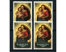 1969 - BARBUDA - LOTTO/22371 - NATALE 4v. - NUOVI